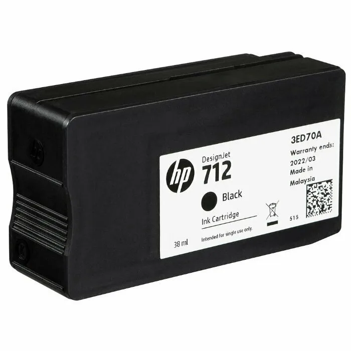 Картридж HP 712 черный / 38 мл (3ED70A) Картридж HP 712 черный / 38 мл (3ED70A)