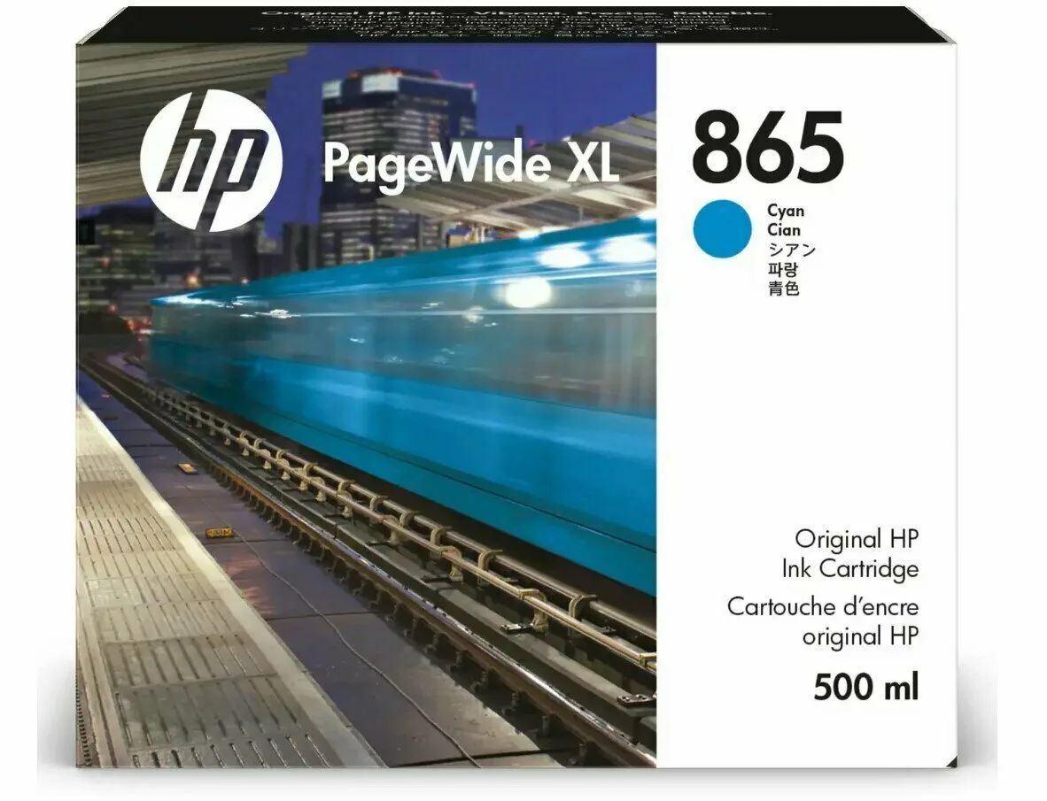 Картридж HP 865, пурпурный, 500 мл (3ED83A)