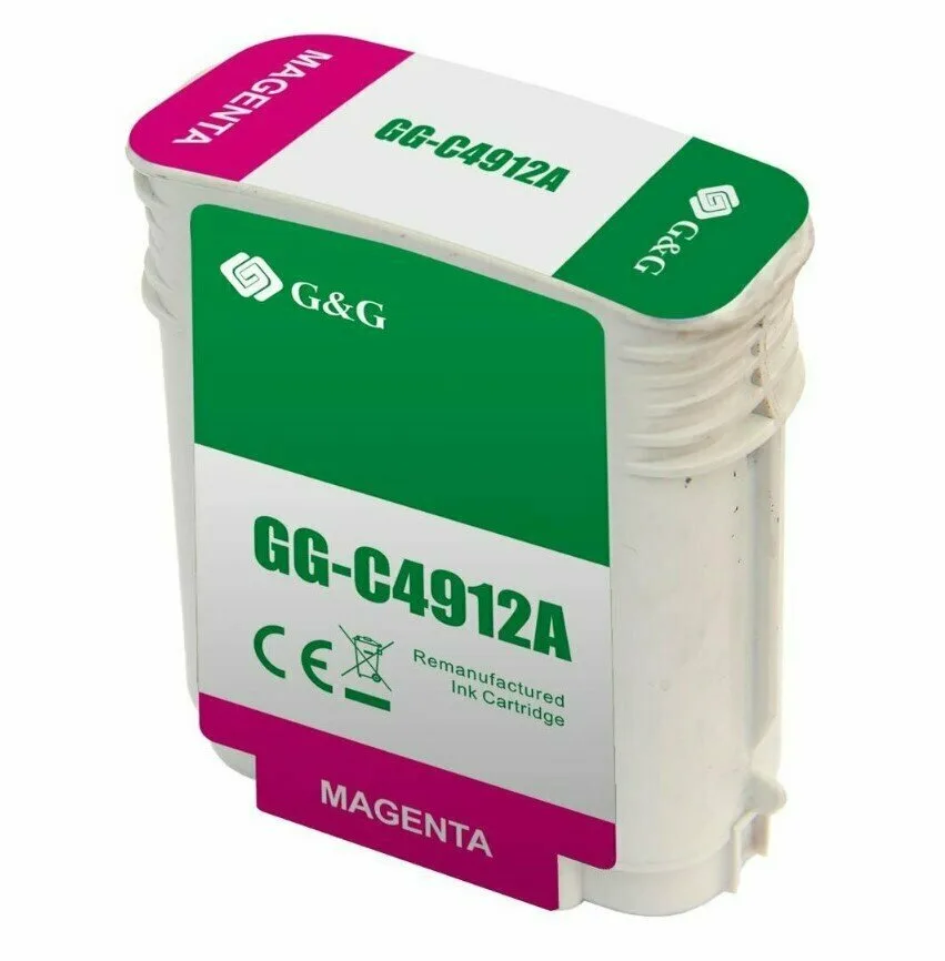 Картридж/ HP 82 Magenta для Designjet 500/500ps/510/800/800ps/copier cc800ps/815mfp 69-ml (C4912A) White Box With Chip (OC-C4912A)