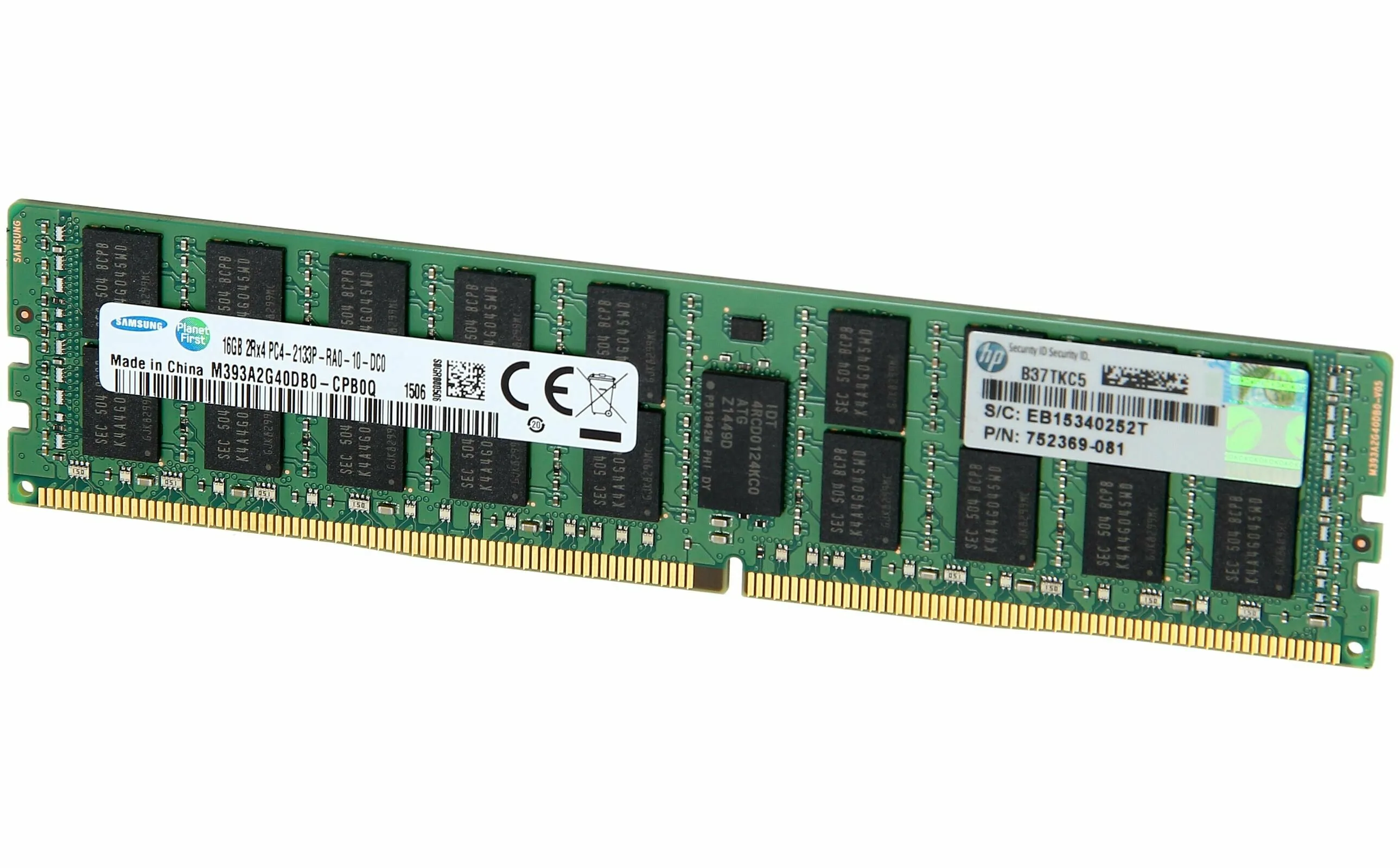 Память 819411-001 HPE 16GB (1x16GB) 1Rx4 PC4-2400T-R DDR4 Reg