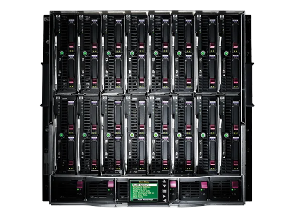 Шасси 763850-B21 HPE BladeSystem c7000 10U (up to 16 c-class blades) Шасси 763850-B21 HPE BladeSystem c7000 10U (up to 16 c-class blades)