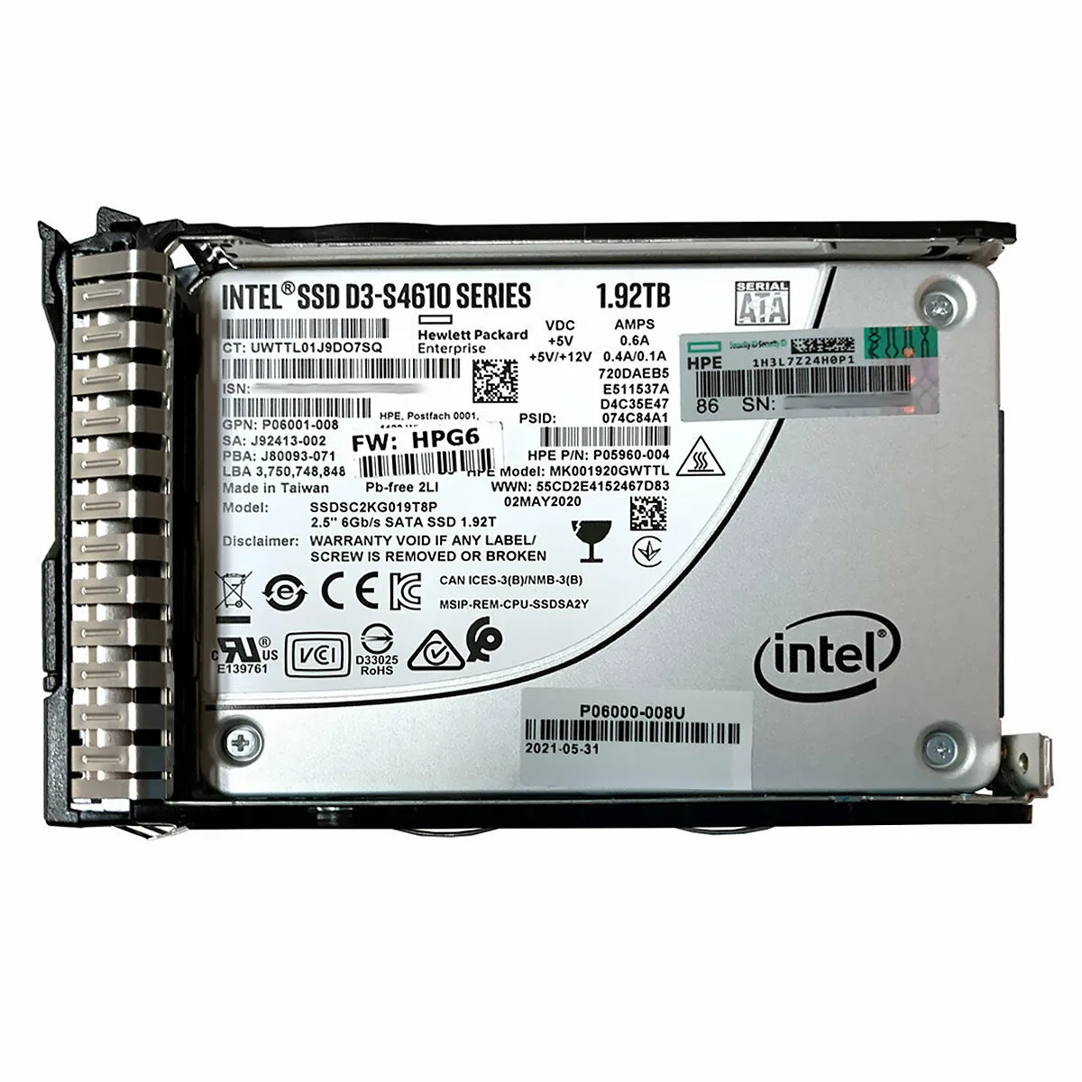 HPE 875850-001 жесткий диск SSD 2,5 240 Gb SATA HPE 875850-001 жесткий диск SSD 2,5 240 Gb SATA