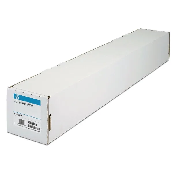 Матовая пленка HP 610 мм x 38,1 м 160г/м2 (51642A) Матовая пленка HP 610 мм x 38,1 м 160г/м2 (51642A)