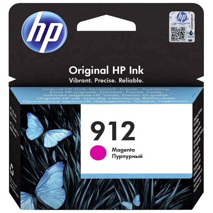 Картридж струйный HP 912 пурпурный 315 стр. (для OfficeJet 801x/802x) (3YL78AE) Картридж струйный HP 912 пурпурный 315 стр. (для OfficeJet 801x/802x) (3YL78AE)