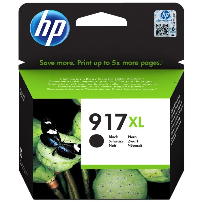 Картридж струйный HP 917XL повышенной емкости черный (1500 стр. для HP OfficeJet 802x) (3YL85AE)
