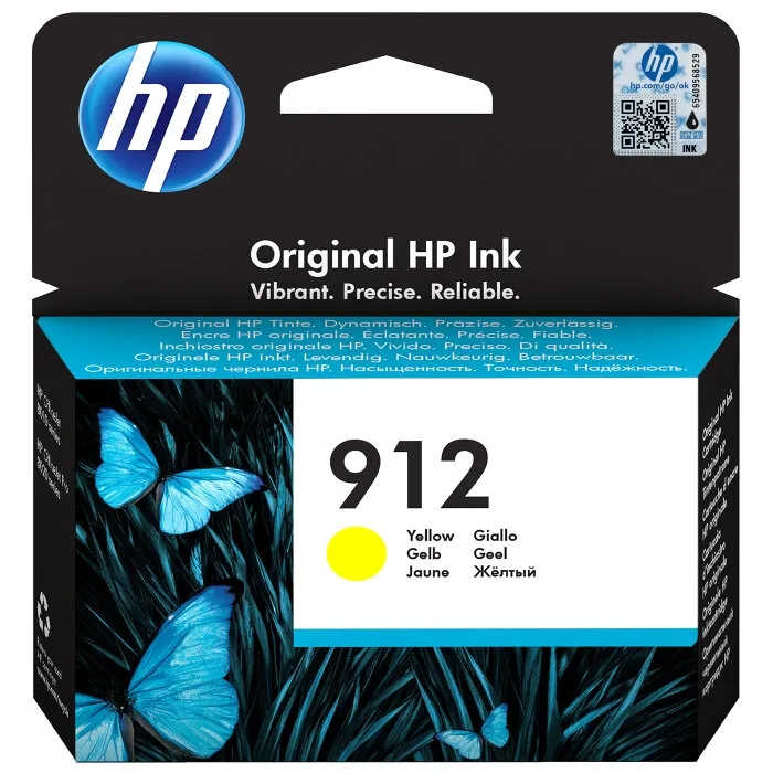Картридж струйный HP 912 желтый 315 стр. (для HP OfficeJet 801x/802x) (3YL79AE)