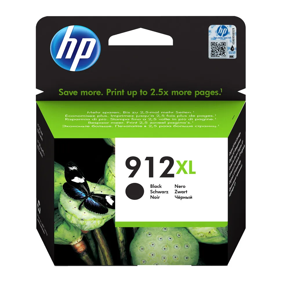 Картридж струйный HP 912XL увеличенной емкости черный (825 стр. для HP OfficeJet 801x/802x) (3YL84AE) Картридж струйный HP 912XL увеличенной емкости черный (825 стр. для HP OfficeJet 801x/802x) (3YL84AE)