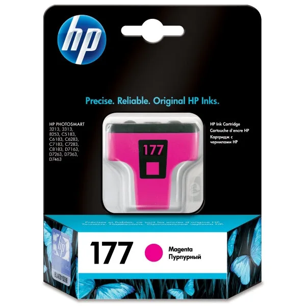 Картридж HP 177, пурпурный/ 370 страниц (C8772HE) Картридж HP 177, пурпурный/ 370 страниц (C8772HE)