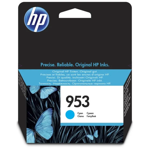 Картридж HP 953, Голубой/ 700 страниц (F6U12AE)