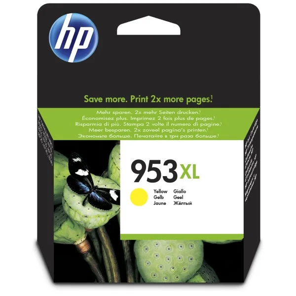 Картридж HP 953XL, Желтый / 1600 страниц (F6U18AE)