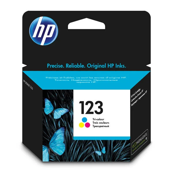 Картридж HP 123, трехцветный / 100 страниц (F6V16AE)