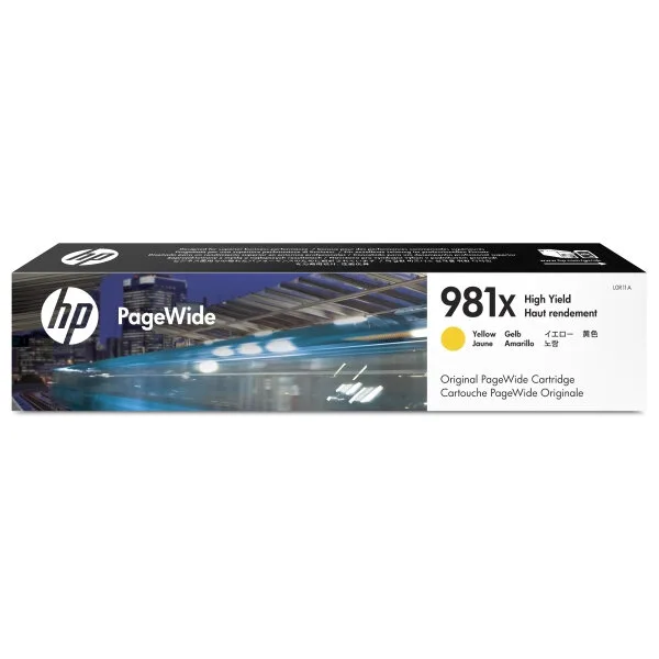 Картридж HP 981X, Желтый / 10000 страниц (L0R11A) Картридж HP 981X, Желтый / 10000 страниц (L0R11A)