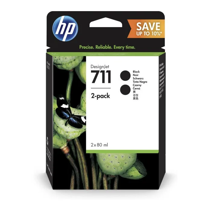 Картриджи HP 711 черные (2 шт. CZ133A) (P2V31A)