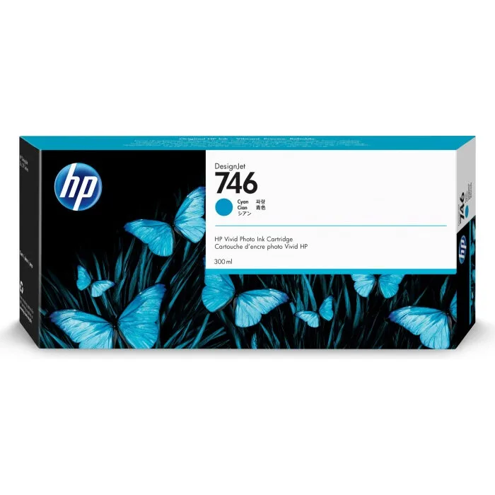 Картридж HP DesignJet 746, 300 мл, голубой / cyan (P2V80A) Картридж HP DesignJet 746, 300 мл, голубой / cyan (P2V80A)