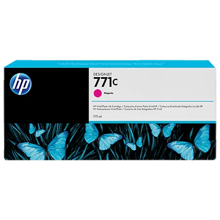 Картридж HP 771C пурпурный чернильный, 775 мл (B6Y09A) Картридж HP 771C пурпурный чернильный, 775 мл (B6Y09A)