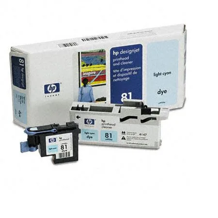 HP Печатающая головка 81Светло-голубая (C4954A)