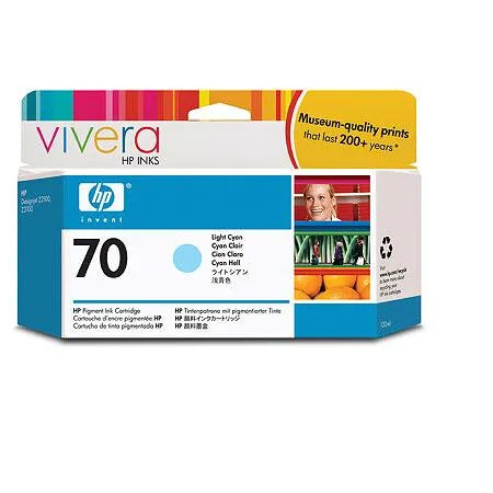 HP Картридж струйный 70 Светло-голубой/ 130 мл (C9390A) HP Картридж струйный 70 Светло-голубой/ 130 мл (C9390A)