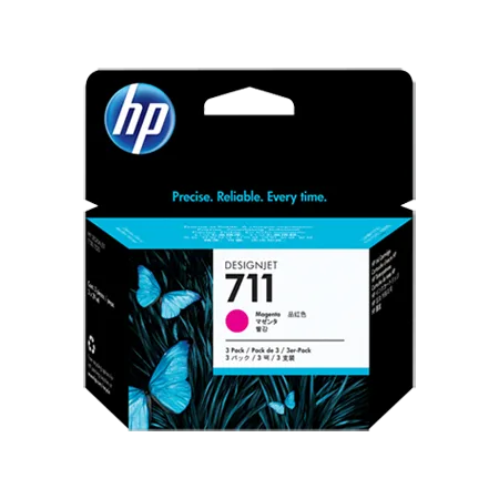 Картриджи HP 711 с пурпурными чернилами 29 мл, 3 шт. в упаковке (CZ135A)