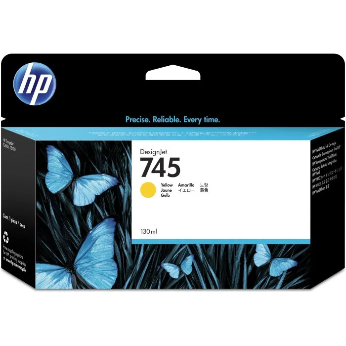 Картридж HP 745, Желтый / 130ml (F9J96A)