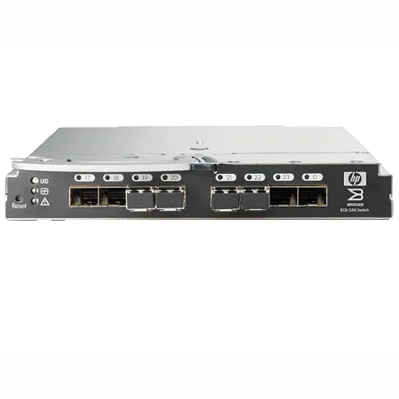 HP BladeSystem Brocade 8/ 12c SAN Switch (8+16 ports) (8 external SFP slots, incl 2x8Gb LC SW SFP, 12 ports enabled for any combination (int and ext), rep. AJ820A (AJ820B)