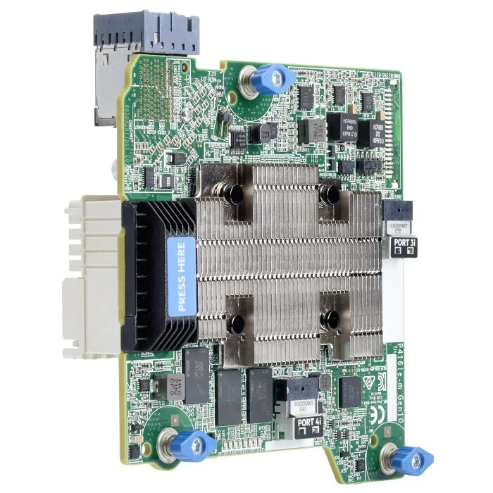 Контроллер HPE Smart Array P416ie-m SR Gen10 (8 Int 8 Ext SAS/2GB FBWC) 12G SAS Mezzanine (804428-B21)