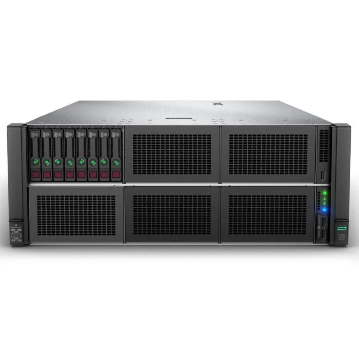 Сервер HPE Proliant DL580 Gen10 (4U)/ 2x Xeon Gold 5120/ 64GB/ P408i-pFBWC (2Gb/RAID 0/1/10/5/50/6/60)/ noHDD(8/48up SFF)/ 12 HPFans/ iLOAdv/ 4x 1GbFlexLOM/ 7x PCIe/ EasyRK + CMA/ 4x 800W (869848-B21) Сервер HPE Proliant DL580 Gen10 (4U)/ 2x Xeon Gold 5120/ 64GB/ P408i-pFBWC (2Gb/RAID 0/1/10/5/50/6/60)/ noHDD(8/48up SFF)/ 12 HPFans/ iLOAdv/ 4x 1GbFlexLOM/ 7x PCIe/ EasyRK + CMA/ 4x 800W (869848-B21)