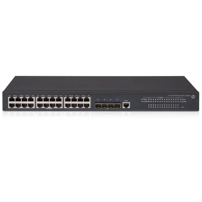 Коммутатор HP 5130-24G-4SFP+ EI Switch (24x10/ 100/ 1000 RJ-45 + 4x1/ 10G SFP+, Managed static L3, Stacking, IRF, 19') (JG932A#ABB)