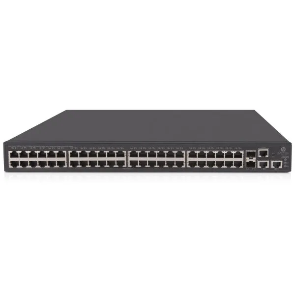 Коммутатор HP 1950-48G-2SFP+-2XGT-PoE+ Switch (48x10/100/1000 RJ-45 PoE+ + 2x1G/10G RJ-45 + 2x1G/10G SFP+, web-managed, PoE 370W, 19") (JG963A#ABB)