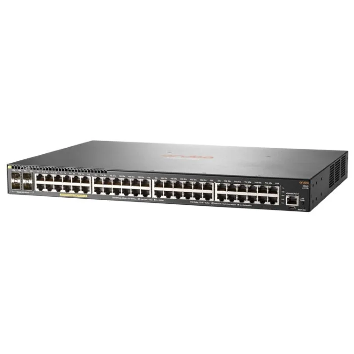 Коммутатор Aruba 2540 48G PoE+, 4SFP+ (48x RJ-45 PoE+, 4x1/10G SFP+, L2, 19 Коммутатор Aruba 2540 48G PoE+, 4SFP+ (48x RJ-45 PoE+, 4x1/10G SFP+, L2, 19