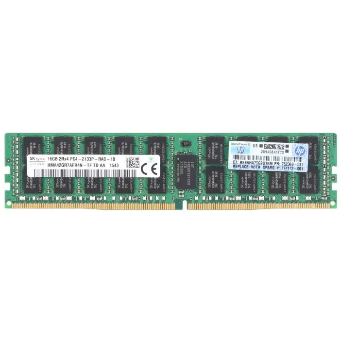 Модуль памяти HPE 16 Гб PC4-2133P-R Dual-Rank x4 Registered для Gen9 (774172-001B) Модуль памяти HPE 16 Гб PC4-2133P-R Dual-Rank x4 Registered для Gen9 (774172-001B)
