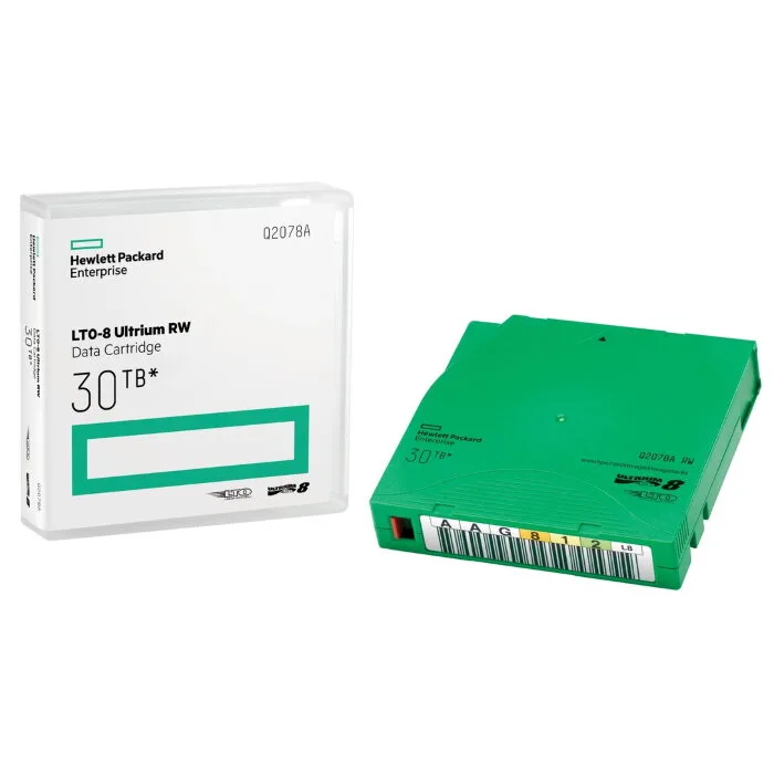 Комплект из 20 картриджей данных HPE LTO-8 Ultrium, 30 Тб, RW (20x Q2078L) (Q2078AN) Комплект из 20 картриджей данных HPE LTO-8 Ultrium, 30 Тб, RW (20x Q2078L) (Q2078AN)