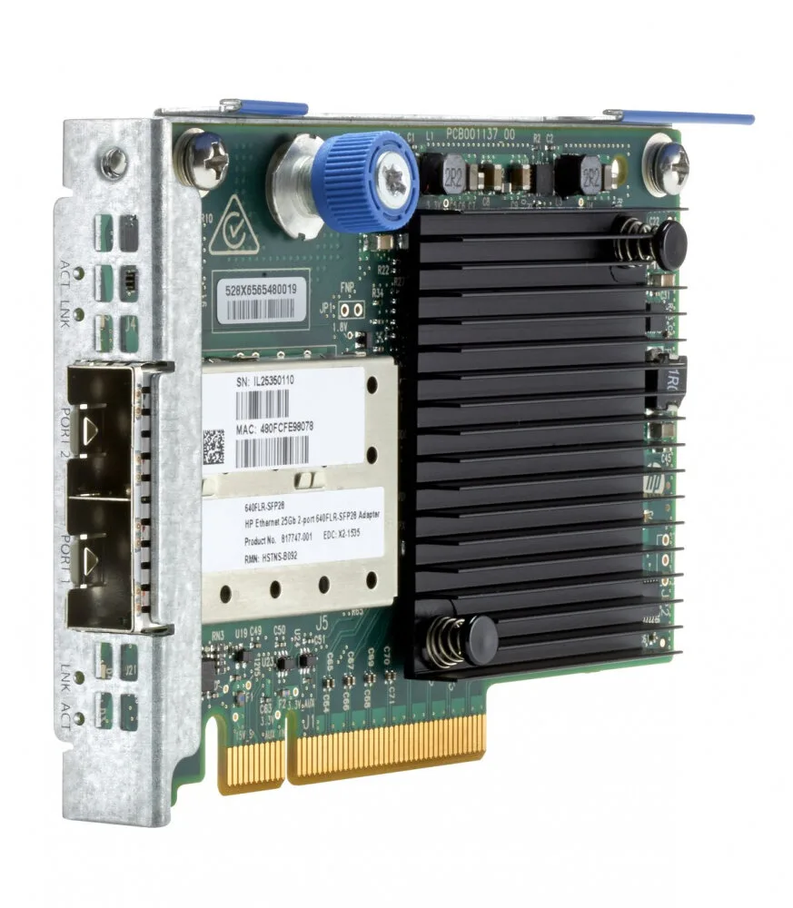 Адаптер HPE FlexibleLOM 640FLR-SFP28 2x10/ 25Gb (817749-B21)